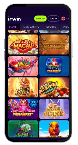 Irwin Casino uloguj se